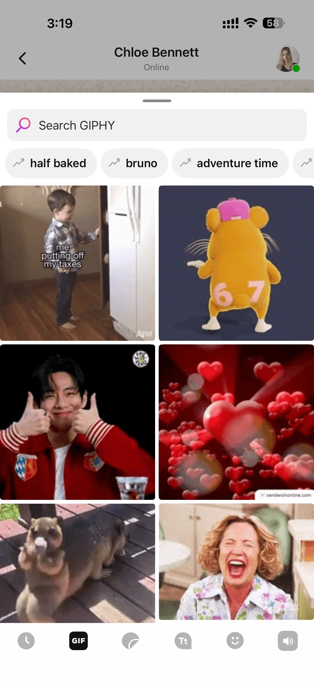 Messaging example